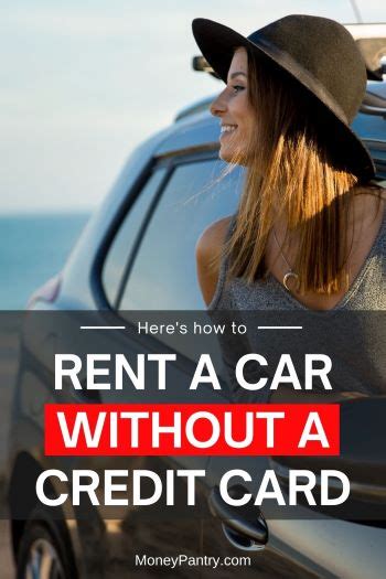 car rental without credit card near me.